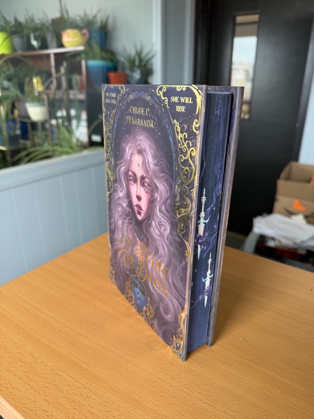 The Stars Are Dying Bookish Box Edition Hardcover Book with Sprayed Edges
